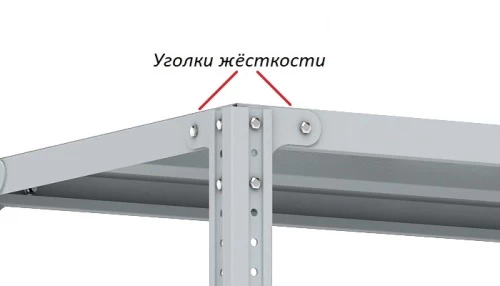 Стеллаж металлический Титан МС-750 3000x700x600/2