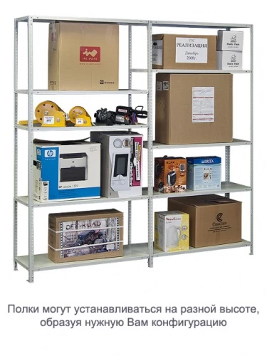 Стеллаж металлический ТС120 (1000х1200х800)/2